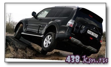 Тест автомобиля Mitsubishi Pajero Тест автомобиля Mitsubishi Pajero