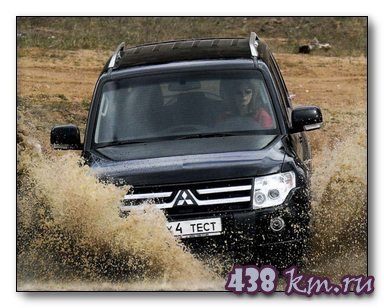 Тест автомобиля Mitsubishi Pajero Тест автомобиля Mitsubishi Pajero
