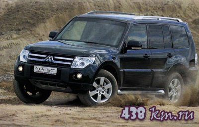 Тест автомобиля Mitsubishi Pajero Тест автомобиля Mitsubishi Pajero