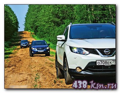 Сравниваем автомобили Kia Sportage Nissan Qashqai Subaru XV Сравниваем автомобили Kia Sportage Nissan Qashqai Subaru XV