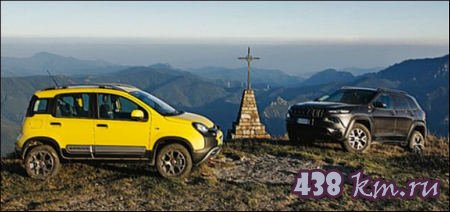 Сравнение Fiat Panda Gross и Jeep Cherokee Trailhawk Сравнение Fiat Panda Gross и Jeep Cherokee Trailhawk