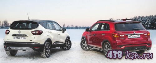 Сравнение кроссовера Mitsubishi ASX и Renault Kaptur Сравнение кроссовера Mitsubishi ASX и Renault Kaptur